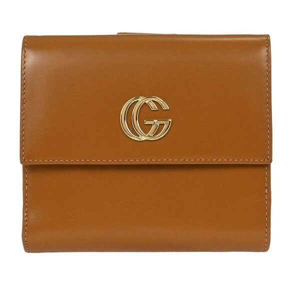 Gucci Brown Leather Wallet - Picture 1 of 9